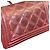 Chanel Borsa Boy Small Double Stitch Pelle di Vitello Bordò - vista 14