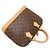Borsa Louis Vuitton Monogram Alma Marrone - vista 5