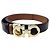 Salvatore Ferragamo Reversibler Ledergürtel Braun Schwarz