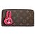 Cartera larga Louis Vuitton Animogram Castaño