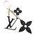 Portachiavi charm dorato Louis Vuitton D'oro - vista 2