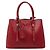 Bolso Tote de cuero Saffiano rojo Prada Roja