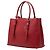 Bolso Tote de cuero Saffiano rojo Prada Roja - vista 2