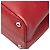 Bolso Tote de cuero Saffiano rojo Prada Roja - vista 4