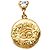 Collar con colgante de cadena larga Chanel Coco Mark Dorado - vista 2