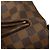 Borsa Messenger Louis Vuitton Damier Brooklyn MM Marrone - vista 13