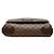 Borsa Messenger Louis Vuitton Damier Brooklyn MM Marrone - vista 3