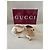 Gucci Sandali Slingback in Vernice Beige con Catena Dorata - vista 5