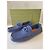 Mocassini Gucci Moccain Leather R.S. in pelle blu - vista 4