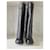 Givenchy Shark Lock Biker Stiefel aus schwarzem Leder - Ansicht 3