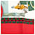 Hermès Sciarpa Hermes Carre 90 Winter Post Coach Rosso Multicolore - vista 6