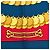 Hermès Pañuelo de seda Hermes Carre 90 Kosmima Roja Azul - vista 3