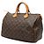 Borsa Louis Vuitton Monogram Speedy 35 Marrone - vista 2