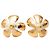 Orecchini a lobo con motivo fiore Coco Mark Chanel D'oro
