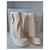 Givenchy Shark Lock Biker Botines - Beige  - vista 2