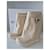 Givenchy Shark Lock Biker Botines - Beige  - vista 4