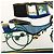Silk In Hermès Foulard Carré 90 Hermes Folding Carriage Bianco Blu - vista 3