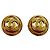 Orecchini a clip placcati oro Chanel D'oro
