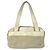 Borsa Chanel in pelle e tela beige Crudo