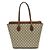 Borsa Tote Gucci GG Canvas Beige - vista 3