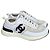 Sneakers Chanel CC Logo in pelle e mesh Nero Bianco