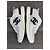 Sneakers Chanel CC Logo in pelle e mesh Nero Bianco - vista 10