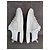 Sneakers Chanel CC Logo in pelle e mesh Nero Bianco - vista 11