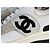 Sneakers Chanel CC Logo in pelle e mesh Nero Bianco - vista 15