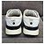 Sneakers Chanel CC Logo in pelle e mesh Nero Bianco - vista 9