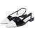 Scarpe CHANEL Slingback in Pelle Nera - 103787 Nero - vista 3