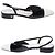 Scarpe CHANEL Slingback in Pelle Nera - 103787 Nero - vista 6