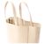 Céline Borsa CELINE Cabas Vertical Small in pelle beige - vista 3
