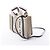 Borsa 2Way in tela e pelle Chloé Woody Mini Beige x Black - vista 4