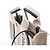 Borsa 2Way in tela e pelle Chloé Woody Mini Beige x Black - vista 5