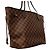 Borsa Tote Louis Vuitton Damier Neverfull MM Damier ebene - vista 2