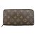 Louis Vuitton Monogram Zippy Wallet Braun
