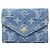 Louis Vuitton Tri-fold Wallet in Blue Denim Blau