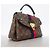 Borsa Louis Vuitton Monogram Georges BB Marrone - vista 2