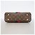 Borsa Louis Vuitton Monogram Georges BB Marrone - vista 3