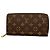 Louis Vuitton Monogram Zippy Wallet Braun