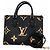 Borsa Louis Vuitton Monogram Empreinte OnTheGo PM Nero Beige