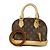 Borsa Louis Vuitton Alma BB Monogram Marrone