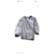 Yves Saint Laurent Veste courte en coton beige et noir  - vue 3