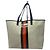 Gucci GG Supreme Monogram Shopper Schwarz Rot Beige