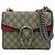 Gucci Dionysus GG Supreme Borsa a Tracolla Piccola Rosso Beige