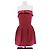 Alaïa Kleid aus Baumwolle Himbeerrot Größe 36