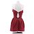 Alaïa Kleid aus Baumwolle Himbeerrot Größe 36 - Ansicht 2