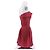 Alaïa Kleid aus Baumwolle Himbeerrot Größe 36 - Ansicht 3