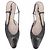 Chanel Mary Jane sandali in pelle nera Nero - vista 4