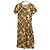 Autre Marque WONDERFUL WORLD Spitzenkleid mit Blumenprint, lang Braun Beige